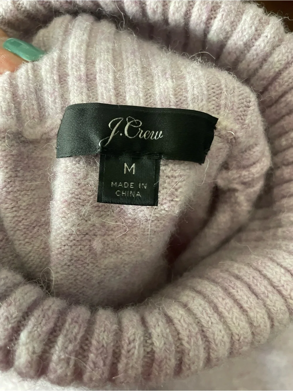 J. Crew Cozy Lavender Turtleneck Sweater - Women - 0745
